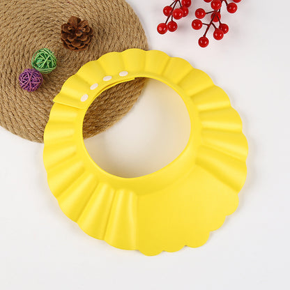 Bonnet de douche bébé imperméable, système de réglage