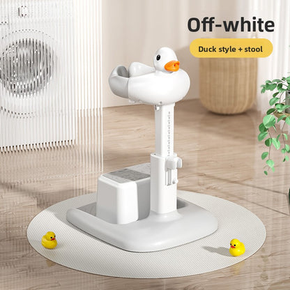 Support de bain bébé antidérapant coloris gris