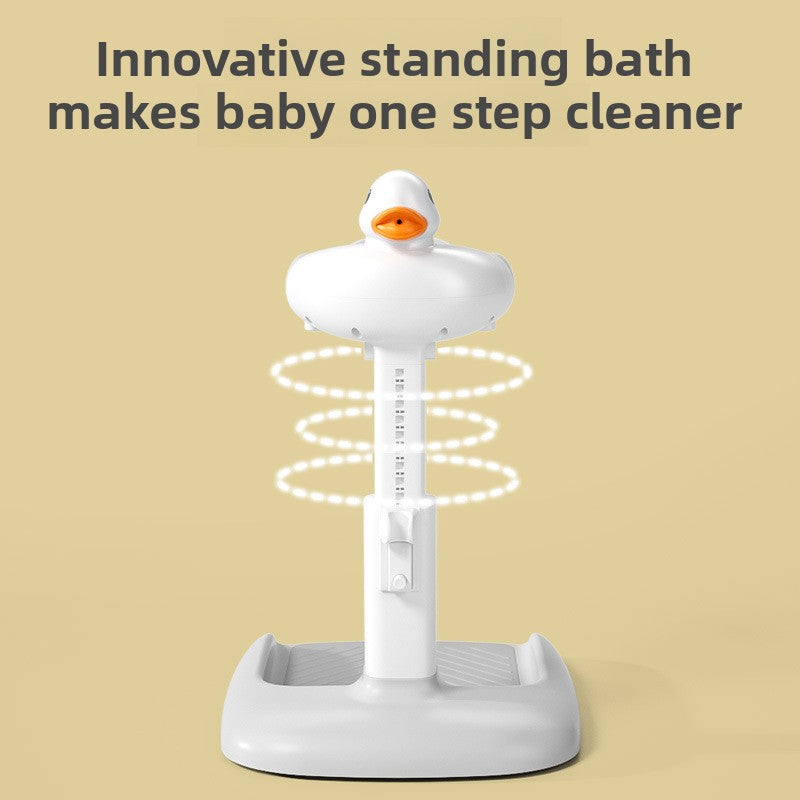Support de bain bébé antidérapant, position assise